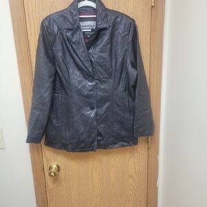 Wilsons Leather Women's Black Blazer